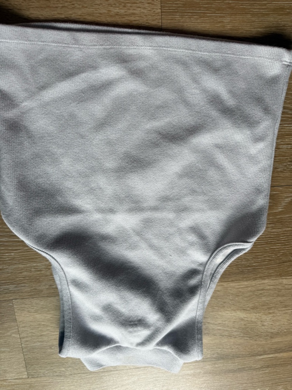 White Ribbed Tank Top - Picture 2 of 3